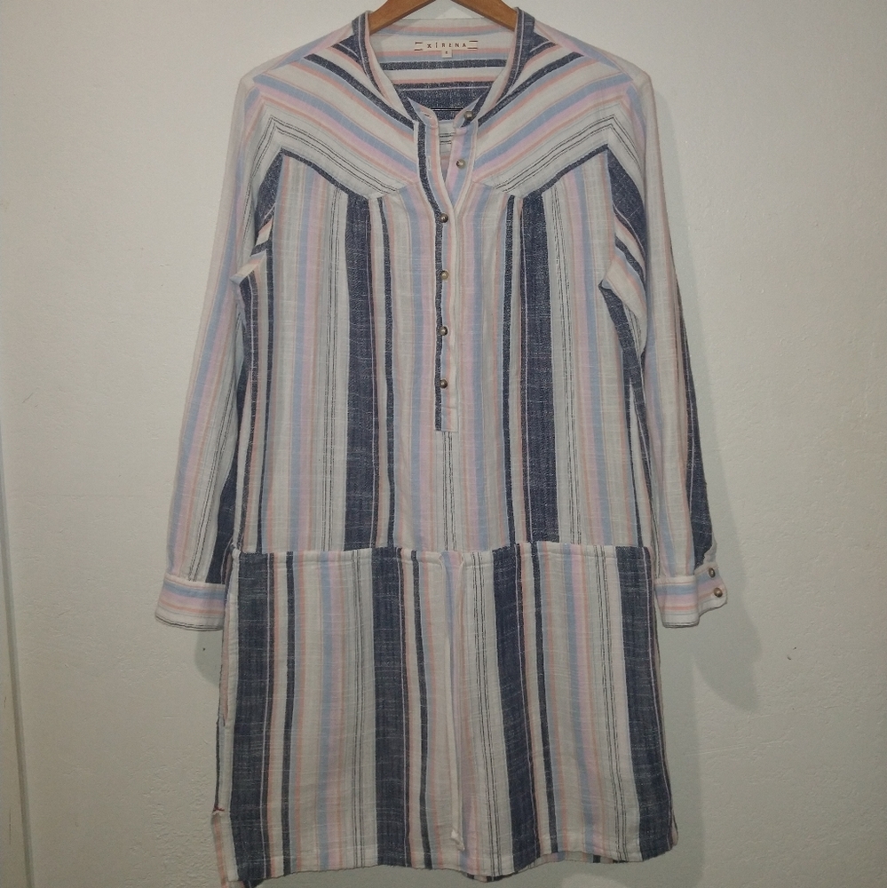 💥SALE💥XIRENA Emersyn Multi Striped Dress - Picture 10 of 11